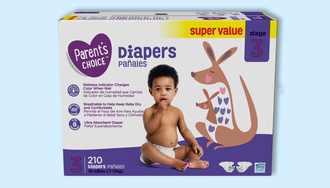 parents choice diapers stage 1