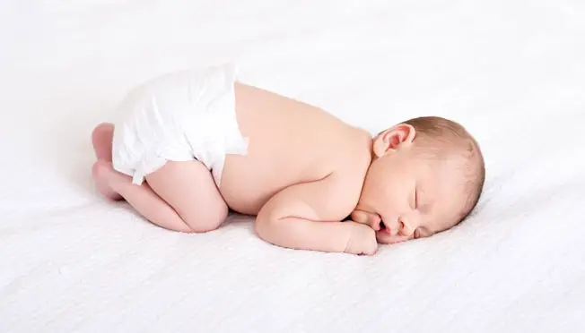 an image of a sleeping baby