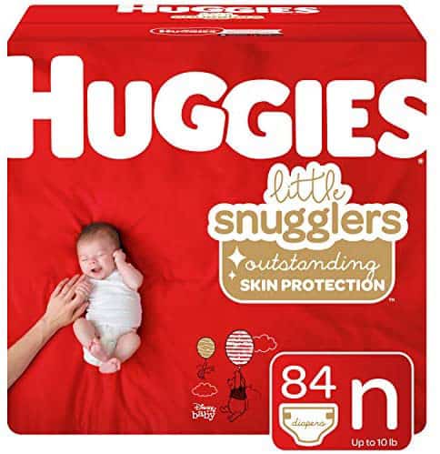 a box of Huggies Little Snugglers