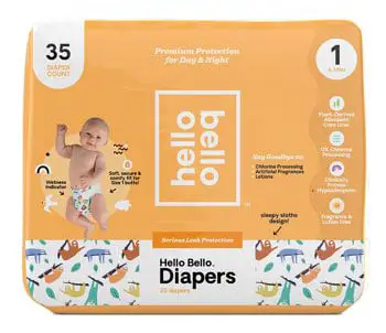 A box of Hello Bello Diapers