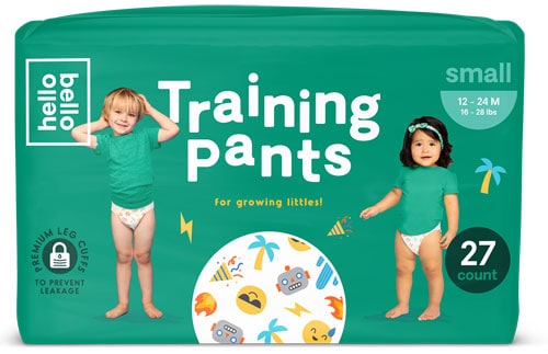 a box of Hello Bello training pants