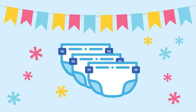 Diaper Shower Widget