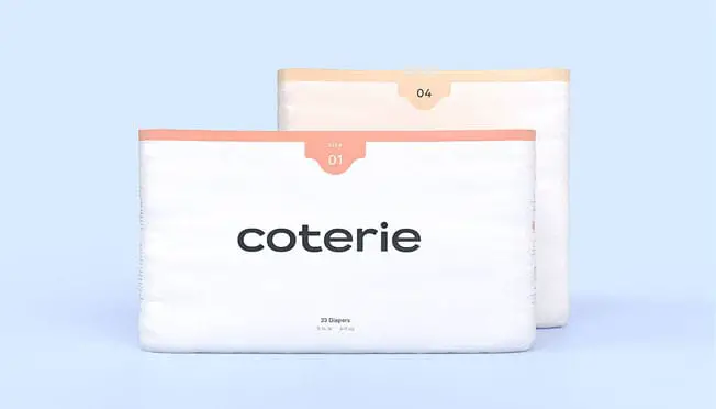 A Box of coterie Diapers