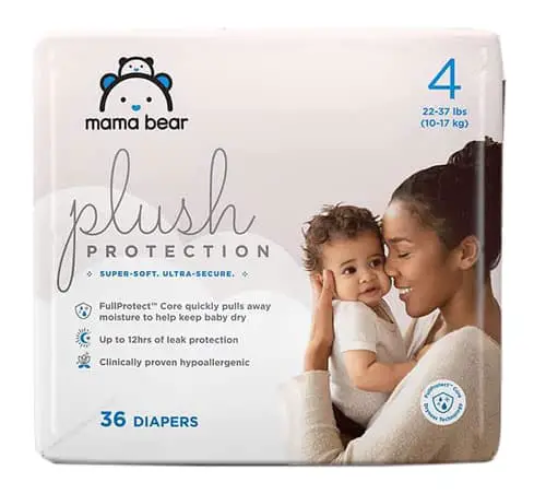a pack of plush protection diapers