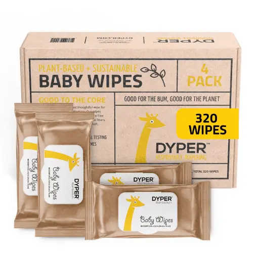 packs of Dyper wipes