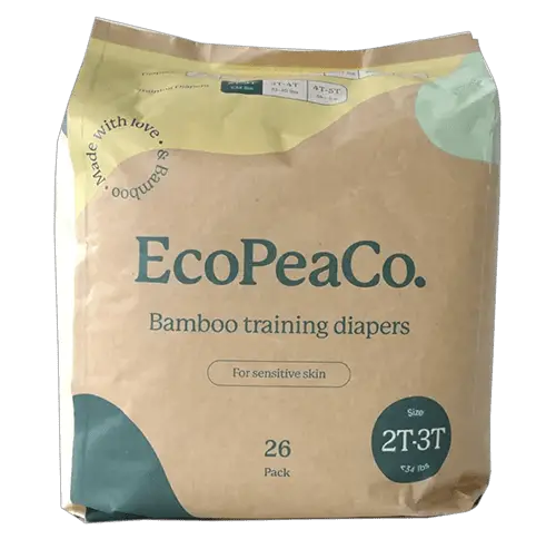 a pack of Eco Pea training pants