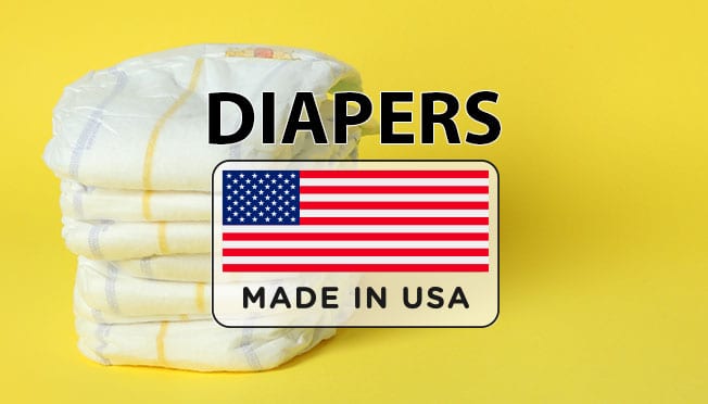 Diapers made in USA