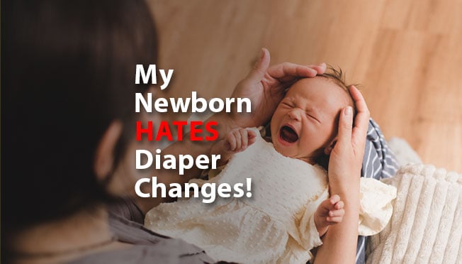 Crying newborn